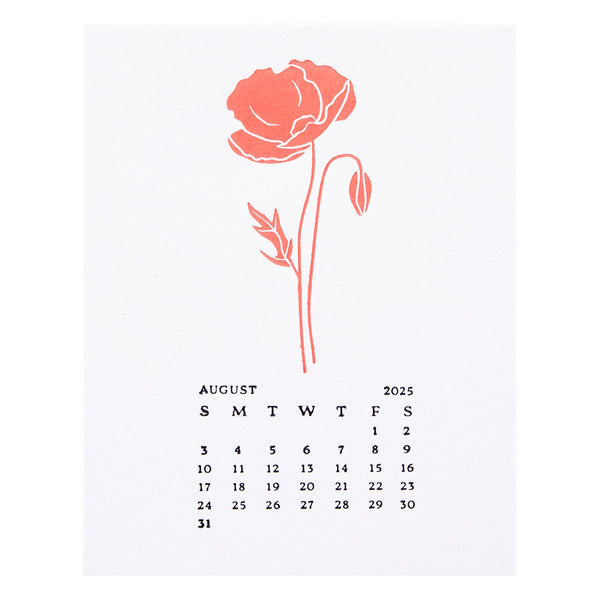August Poppy Press + Foil Plates