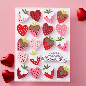 Valentine Happy Hour Sentiments BetterPress Plate & Die Set from the Love on the Rocks Collection