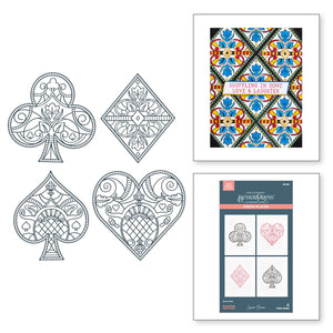 Enchanting Suit Facets Press + Foil Plates by Jaycee Gaspar