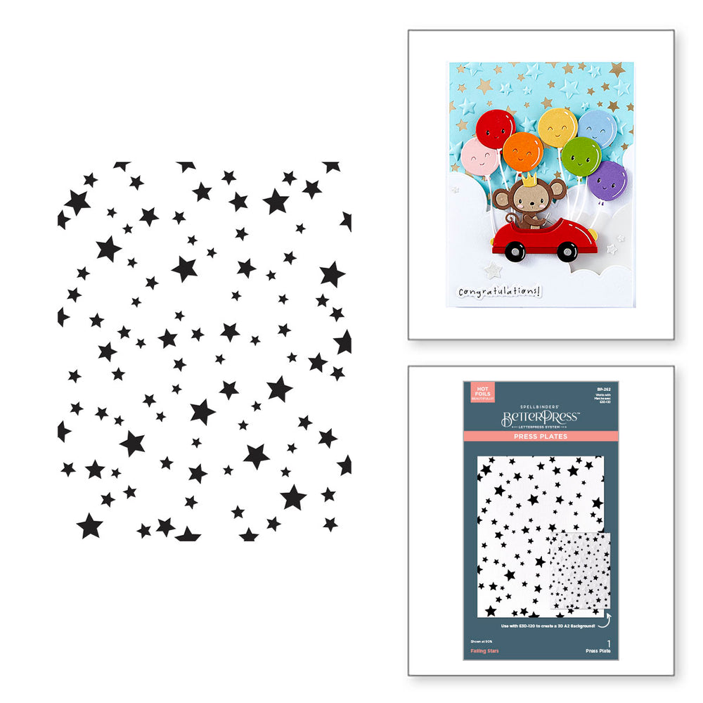 Falling Stars Press + Foil Plate