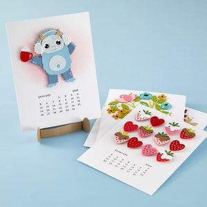 2025 DIY Calendar Press + Foil Plates and DIY Easel Dies Bundle