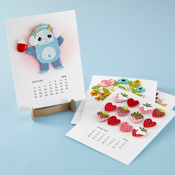 2025 DIY Calendar Press + Foil  Plates