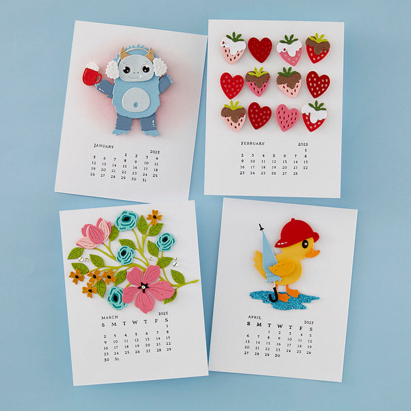2025 DIY Calendar Press + Foil  Plates