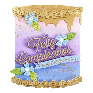 Spanish Sentiments Press + Foil Plate & Die Set
