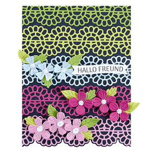 German Sentiments Press + Foil Plate & Die Set