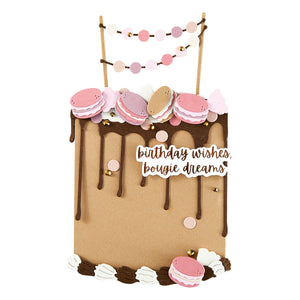 Bougie Birthday Sentiments Press + Foil Plate & Die Set by Nina Boettcher