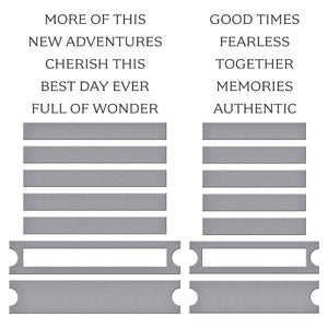 Cherish This Press + Foil Plate & Die Set
