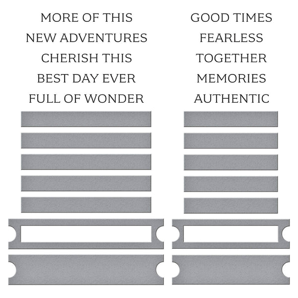 Cherish This Press + Foil Plate & Die Set