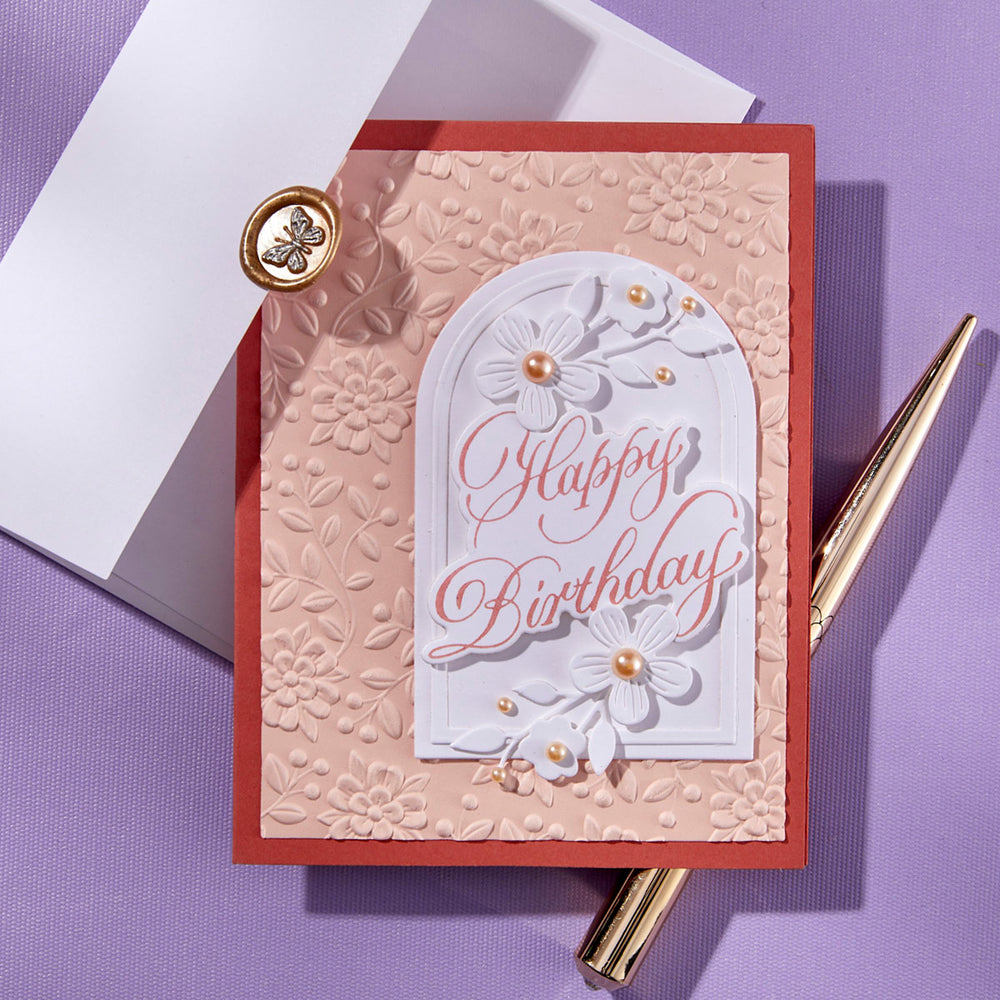 Copperplate Happy Everything Sentiments Press + Foil Bundle by Paul Antonio