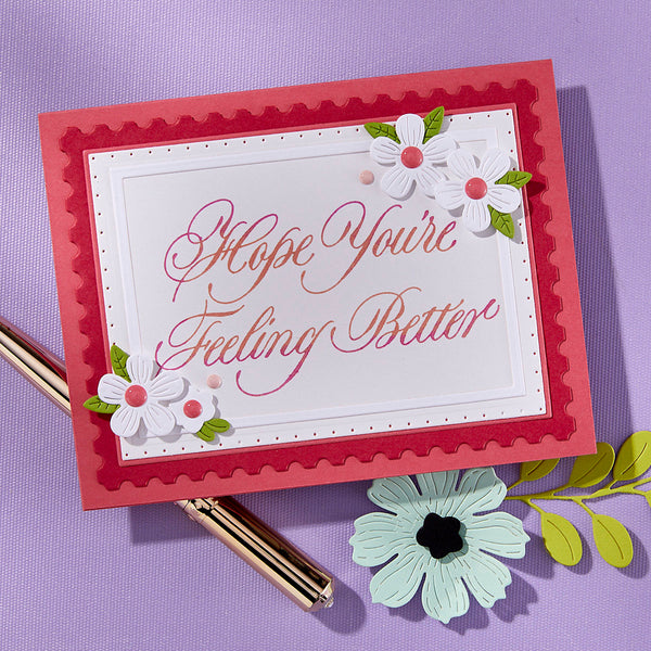 Copperplate Hope You're Feeling Better Press + Foil Plate by Paul Antonio