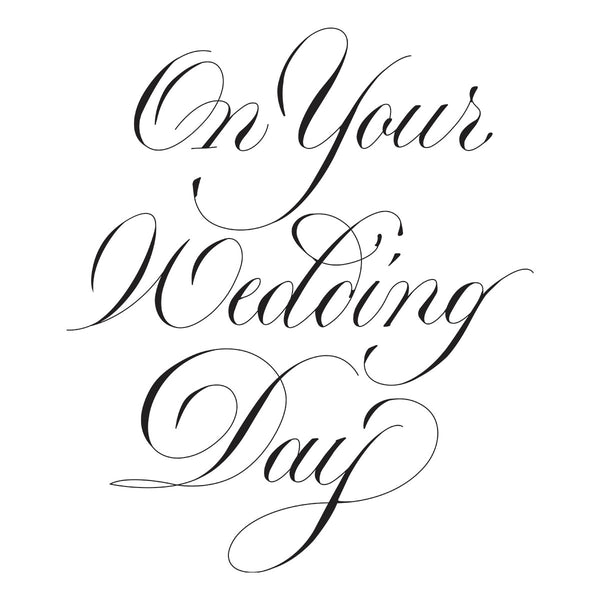 Copperplate On Your Wedding Day Press + Foil Bundle by Paul Antonio