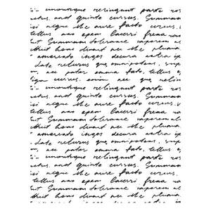 Script Text Press + Foil Plate by Lisa Horton