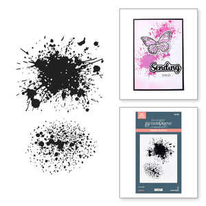 Splatters Press + Foil Plate by Lisa Horton