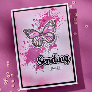 Splatters Press + Foil Plate by Lisa Horton