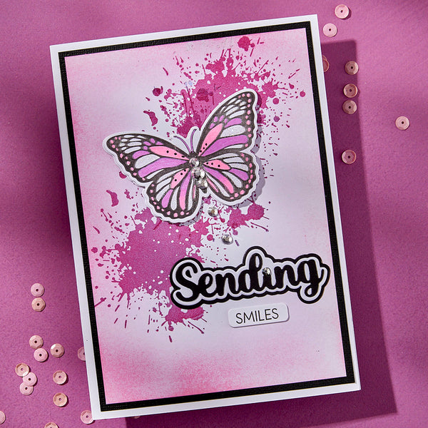 Splatters Press + Foil Plate by Lisa Horton