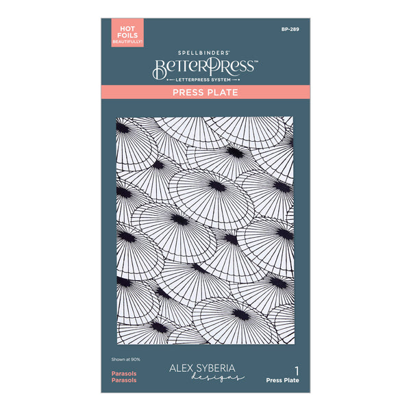 Parasols Press + Foil Plate by Alex Syberia Designs