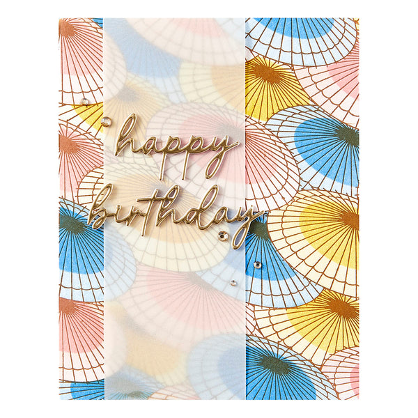 Parasols Press + Foil Plate by Alex Syberia Designs