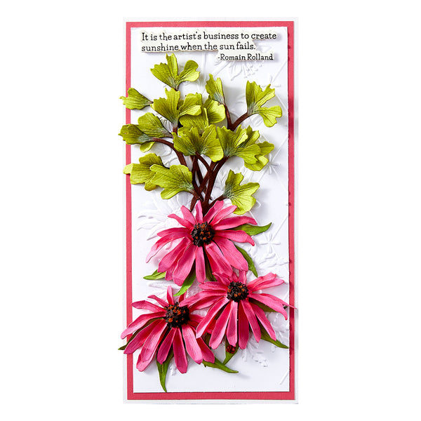 Summer Solstice Garden Sentiments Press + Foil Plate & Die Set by Susan Tierney-Cockburn