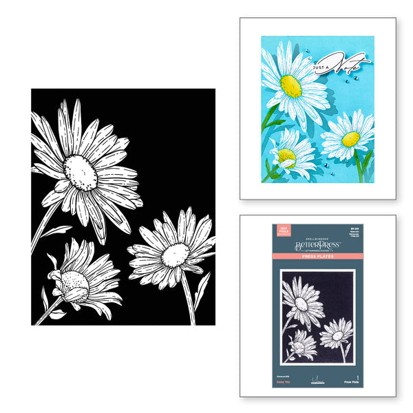 Daisy Trio Press + Foil Plates by Yana Smakula