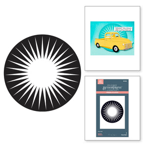 Radiant Starburst Press + Foil Plate by Mindy Eggen