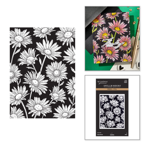 Daisy Shower Press + Foil Plate by Yana Smakula