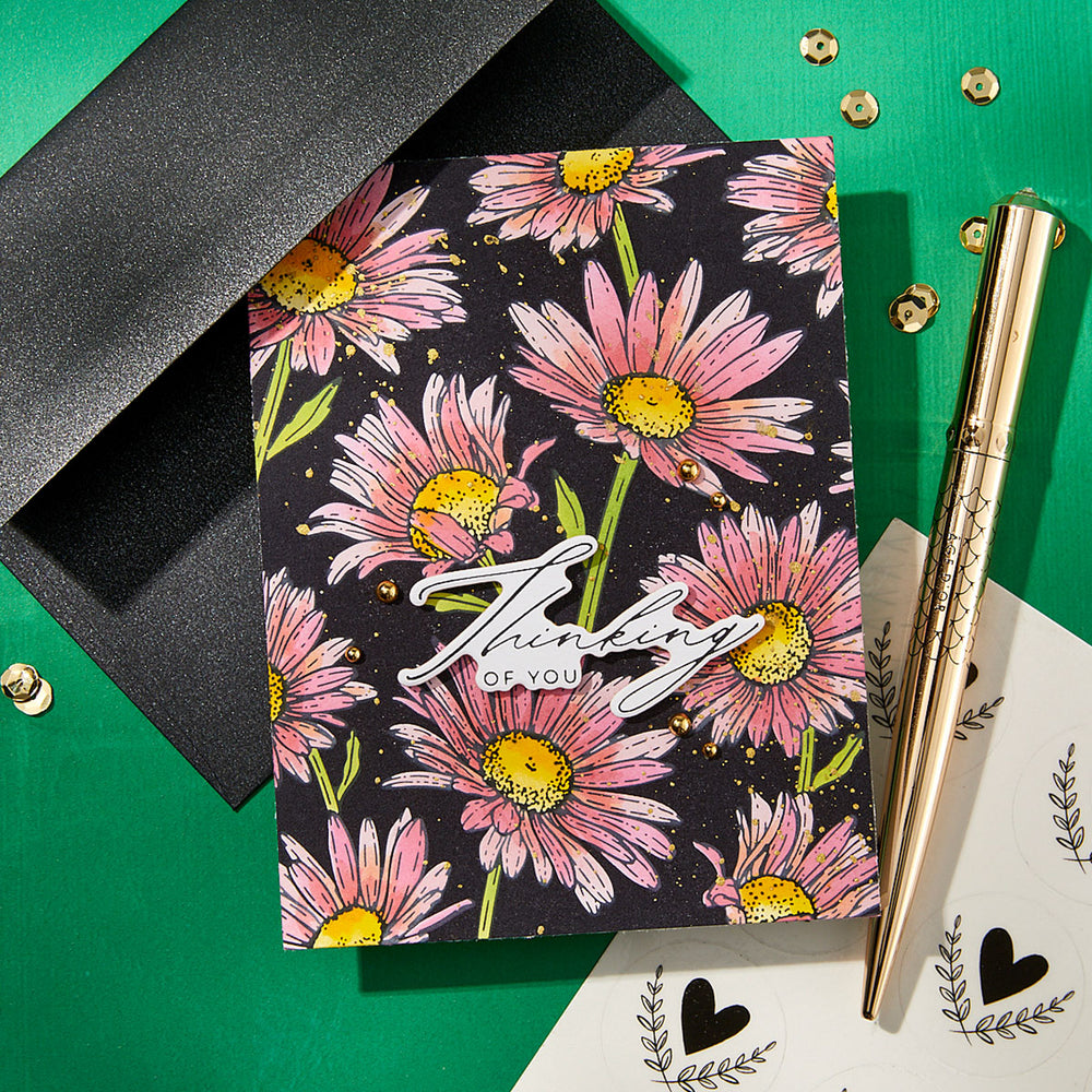 Daisy Shower Press + Foil Plate by Yana Smakula