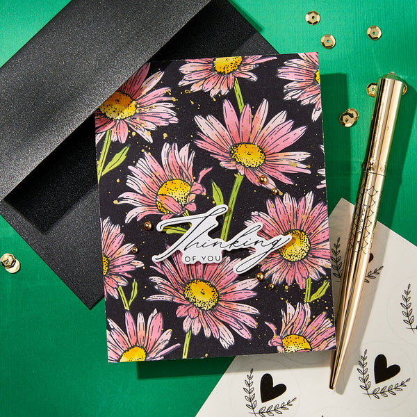 Daisy Shower Press + Foil Plate by Yana Smakula