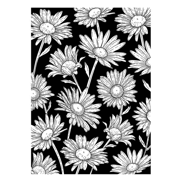 Daisy Shower Press + Foil Plate by Yana Smakula