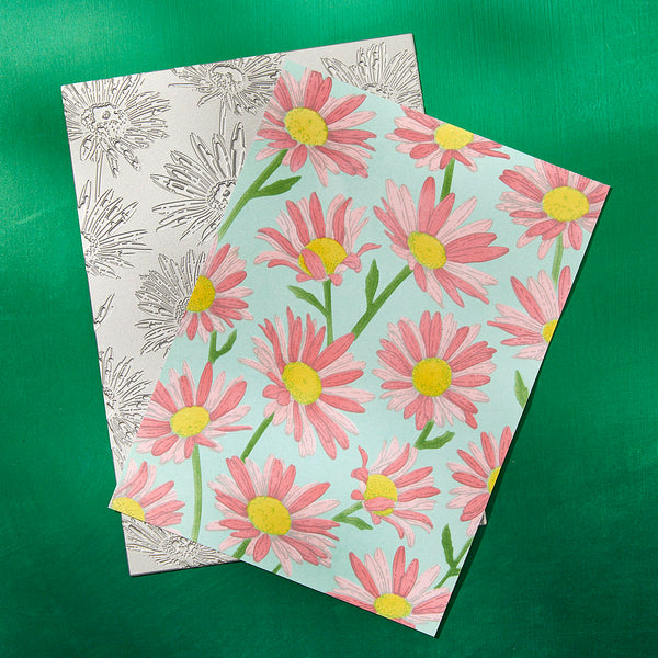 Daisy Shower Press + Foil and Stencil Bundle by Yana Smakula