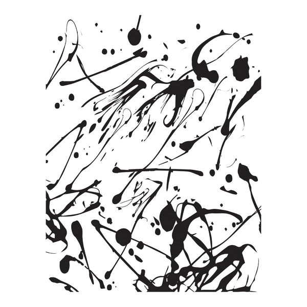 Memo Splatter Press + Foil Plate