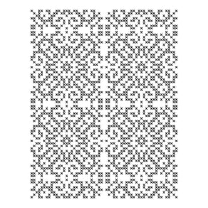 Petite Criss Cross Press Plate from the Merry Moments Collection