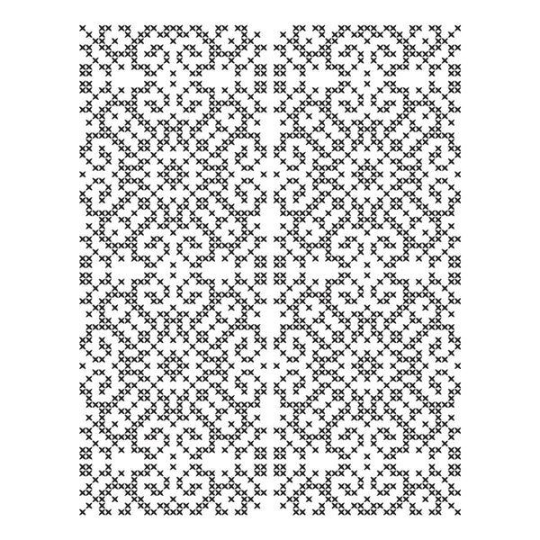 Petite Criss Cross Press Plate from the Merry Moments Collection