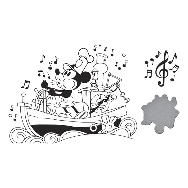 Steamboat Willie Press + Foil Plate & Die Set