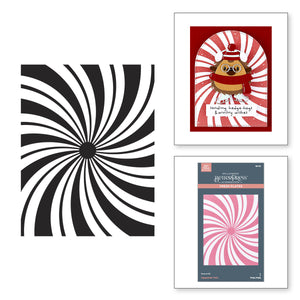 Peppermint Twist Press + Foil Plate