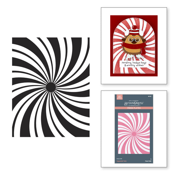 Peppermint Twist Press + Foil Plate