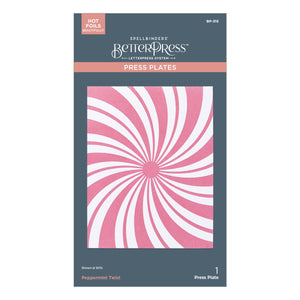 Peppermint Twist Press + Foil Plate