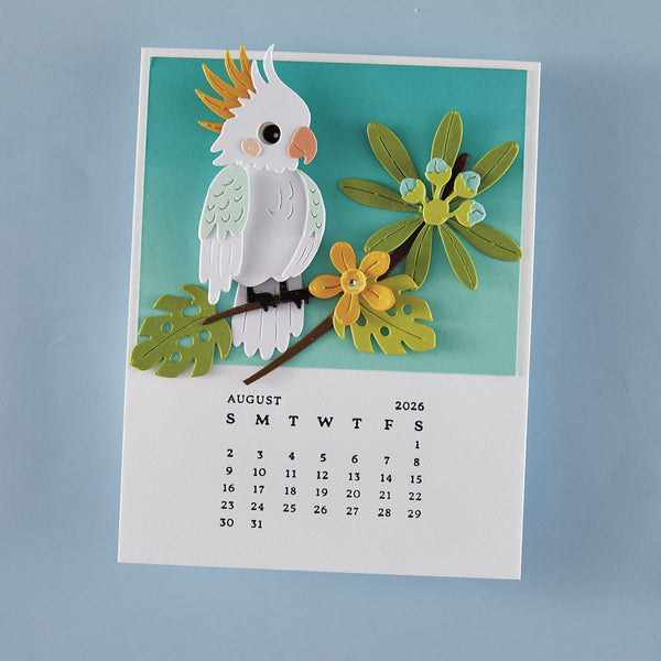 DIY 2026 Calendar Press + Foil Plates