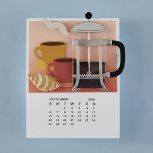 DIY 2026 Calendar Press + Foil Plates