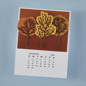 DIY 2026 Calendar Press + Foil Plates