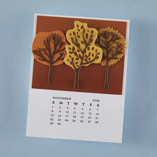 DIY 2026 Calendar Press + Foil Plates