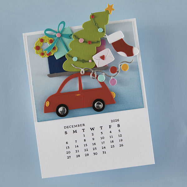 DIY 2026 Calendar Press + Foil Plates