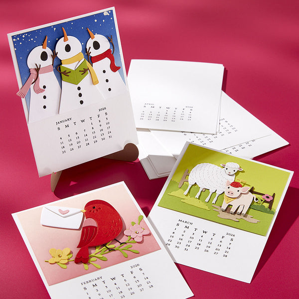 DIY 2026 Calendar Press + Foil Plates