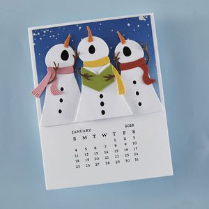 DIY 2026 Calendar Press + Foil Plates