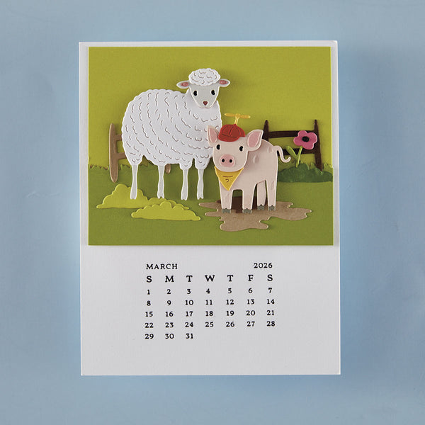 DIY 2026 Calendar Press + Foil Plates