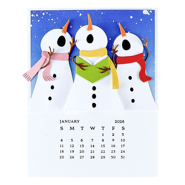 DIY 2026 Calendar Press + Foil Plates