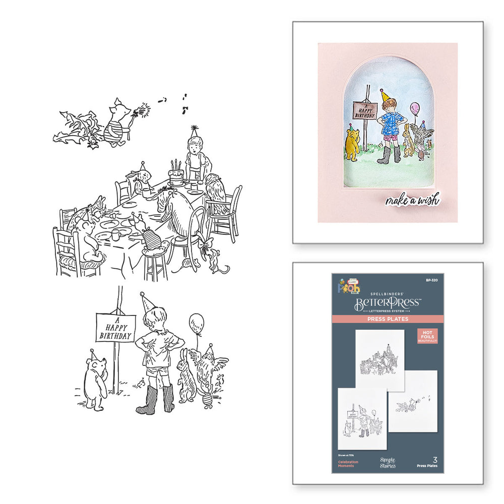 Celebration Moments Press + Foil Plates