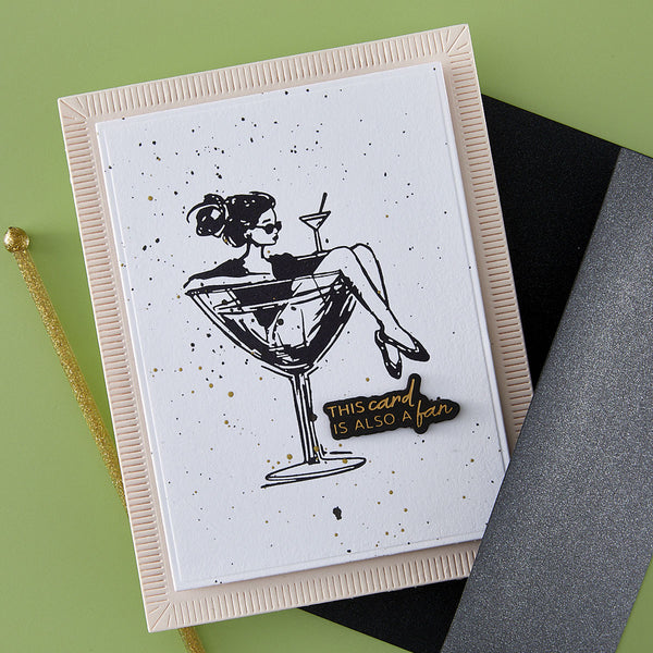 Martini Mood Press + Foil Plate & Die Set