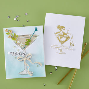 Martini Mood Press + Foil Plate & Die Set
