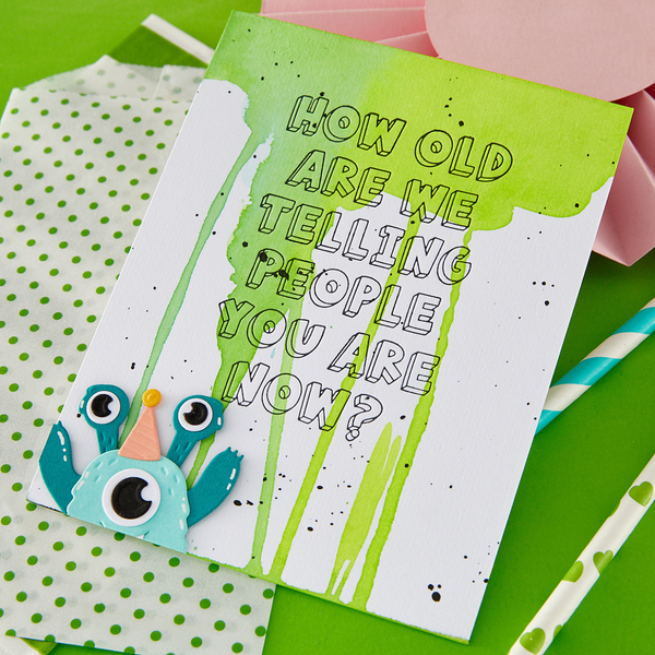 How Old? Press + Foil Plate