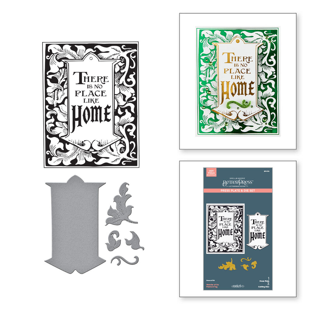 Wonder of Oz Frame & Tag Press + Foil Plate & Die Set by Graphic 45